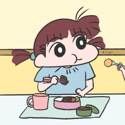 蜡笔小新卡通姐妹头像