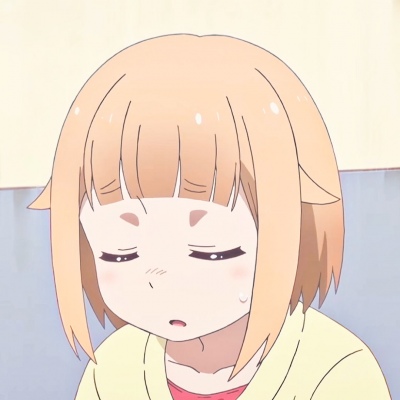 沫兮 可爱二次元黄头发女生动漫头像