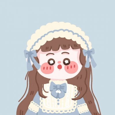 可爱闺蜜插画头像