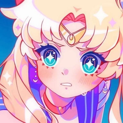 团头多人闺蜜头动漫手绘美少女战士