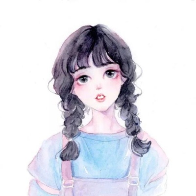 江孑 可爱手绘简笔画女头