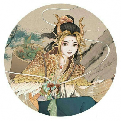 苏柒:手绘动漫人物头像/类似山海经画风的六龙？