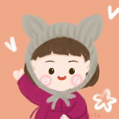 江孑 可爱卡通简笔画手绘呆萌女头 画师：菲菲