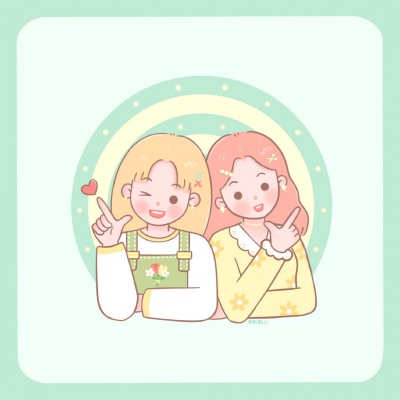 清甜可爱姐妹花头像 |想把所有的温柔和可爱都呈现给你