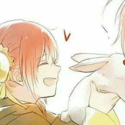 岍妍：想陪你从青梅竹马，一路走到青衫白发/可爱情头 一对两张