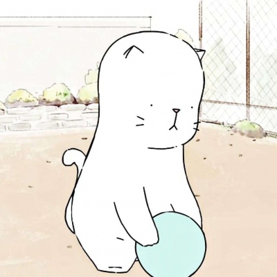 林知晚   可爱小清新温柔小白熊头像